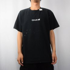 画像2: maxell 企業広告プリントTシャツ BLACK L (2)