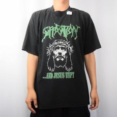 画像3: Suffocation "...AND JESUS WEPT" デスメタルバンドプリントTシャツ BLACK XL (3)