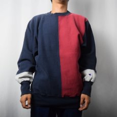 画像3: 90's Champion REVERSE WEAVE USA製 クレイジーパターンスウェット XL (3)