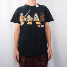 画像2: 2011 STAR WARS LEGO ロックバンドパロディプリントTシャツ BLACK (2)