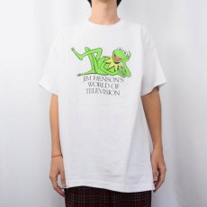 画像3: 90's The Muppets USA製 "Kermit" キャラクタープリントTシャツ XL (3)