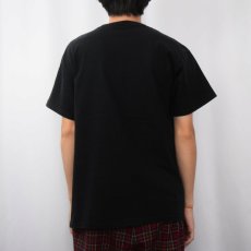 画像3: 90's〜 King of the Hill キャラクタープリントTシャツ BLACK M (3)