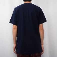 画像3: 90's Frank Lloyd Wright "FROZEN SPHERES" 建築家 アートプリントTシャツ NAVY M (3)