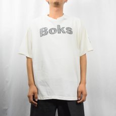 画像2: 90's Reebok BOKS ロゴプリントTシャツ  (2)