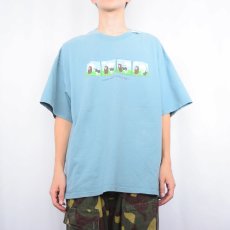 画像3: BEN&JERRY'S "a cow walks into a bar..." 企業プリントTシャツ XXL (3)