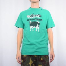 画像2: 80's BEN&JERRY'S USA製 "Woody Jackson" 企業プリントTシャツ L (2)