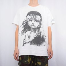 画像2: 90's USA製 Les Miserables 大判 ミュージカルプリントTシャツ XL (2)