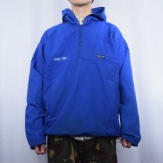 画像2: 80's Patagonia "nouveau new monde world" アノラックパーカー L (2)