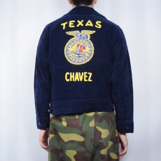 画像4: FFA "TEXAS CHAVEZ" ファーマーズコーデュロイジャケット NAVY SIZE34 (4)