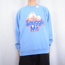 画像2: 〜2000's Snuggle CANADA製 "Snuggle Me" 柔軟剤ブランドプリントスウェット XL (2)