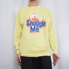 画像2: 〜2000's Snuggle CANADA製 "Snuggle Me" 柔軟剤ブランドプリントスウェット XL (2)