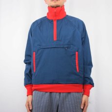 画像2: 80's L.L.Bean USA製 コットン×ポリエステル アノラックジャケット NAVY (2)