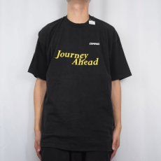 画像3: 90's COMPAQ "Journey Ahead" コンピューター企業プリントTシャツ BLACK XL (3)