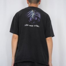 画像4: BFG ASYLUM "Up all nite" テック企業プリントTシャツ BLACK XL (4)