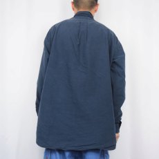 画像3: Ralph Lauren "BIG SHIRT" ロゴ刺繡 コットンボタンダウンシャツ NAVY XL (3)