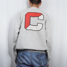 画像4: 90's Lee USA製 SUPER BLEND "CORNELL" バックプリントスウェット XL (4)