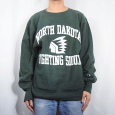 画像3: 90's Champion REVERSE WEAVE "NORTH DAKOTA FIGHTING SIOUX" プリントスウェット XL (3)