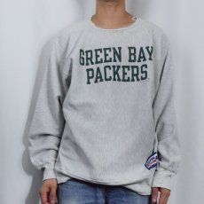 画像2: 90's Champion REVERSE WEAVE "GREEN BAY PACKERS" プリントスウェット XL (2)