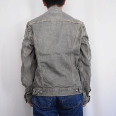 画像3: 2000's Levi's ブラックデニムジャケット M (3)