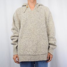 画像3: 90's Winona knit USA製 ウールニットパーカー XL (3)