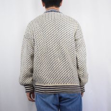 画像3: Isle of Anglesey Knitwear バーズアイ柄 ニットセーター  (3)