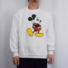 画像2: 80's Disney USA製 MICKEY MOUSE キャラクタープリントスウェット XL (2)