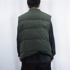 画像3: 80's Woolrich USA製 ダウンベスト GREEN  (3)