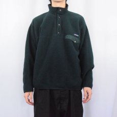 画像2: 2000's Patagonia スナップT GREEN L (2)