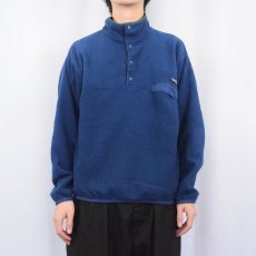 画像2: 90's〜 Patagonia スナップT NAVY M (2)