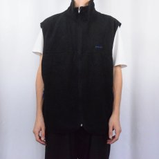 画像2: 90's Patagonia USA製 雪なしタグ フリースベスト BLACK XL (2)