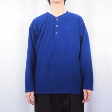 画像2: 90's Patagonia CAPILENE USA製 ヘンリーネック フリースロンT L (2)