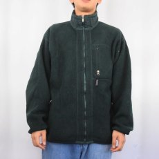 画像2: 90's Patagonia USA製 シンチラ フリースジャケット GREEN XL (2)