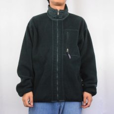 画像2: 90's Patagonia USA製 シンチラ フリースジップジャケット GREEN L (2)