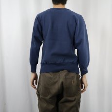 画像3: 80's Champion REVERSE WEAVE USA製 トリコタグ "PENN" プリントスウェット NAVY S (3)