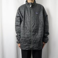 画像2: 2021AW Patagonia ナノパフジャケット GRAY  (2)