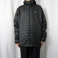 画像2: 2016AW Patagonia ナノパフフーディー BLACK XXL (2)