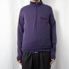 画像2: 90's Patagonia 裏フリース ハーフジップ プルオーバージャケット S (2)