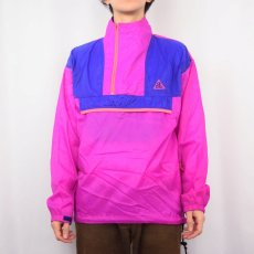 画像4: 90's NIKE ACG パッカブル ナイロンアノラックパーカー M (4)