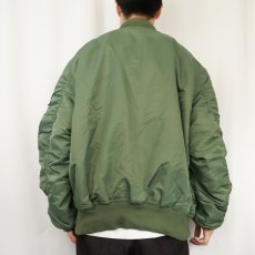 画像4: 民間品 ALPHA INDUSTRIES,INC. MA-1 フライトジャケット 3XL (4)