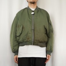 画像3: 民間品 90's  ALPHA INDUSTRIES,INC. USA製 MA-1 フライトジャケット 3XL (3)