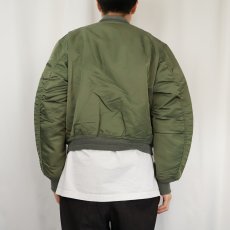 画像4: 民間品 90's  ALPHA INDUSTRIES,INC. USA製 MA-1 フライトジャケット 3XL (4)