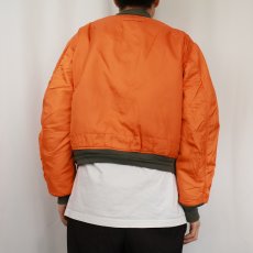 画像6: 民間品 90's  ALPHA INDUSTRIES,INC. USA製 MA-1 フライトジャケット 3XL (6)