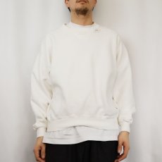 画像2: 90's RUSSELL ATHELETIC "HIGH COTTON" USA製 前Ｖ 無地スウェット XL (2)