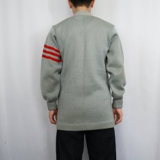 画像3: 50's Allion Award Sweater レタードニットカーディガン  (3)