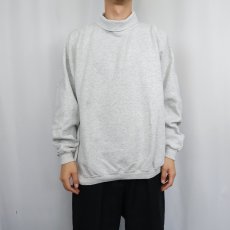 画像2: 90's PLUMA USA製 "HEAVY WEIGHT COTTON" タートルネック無地スウェット XL (2)