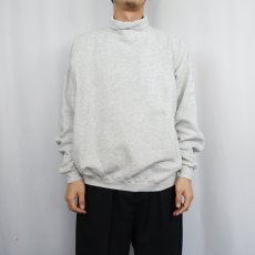 画像2: 90's PLUMA USA製 "HEAVY WEIGHT COTTON" タートルネック無地スウェット XL (2)