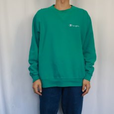 画像2: 80〜90's Champion USA製 青刺繍タグ 後期 前Vスウェット XXL (2)