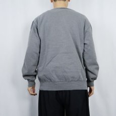 画像3: 80〜90's Champion 青刺繍タグ 後期 前Vスウェット L (3)