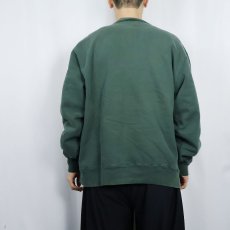 画像3: 80〜90's Champion 青刺繍タグ 後期 前Vスウェット L (3)