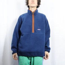 画像2: 2000's Patagonia シンチラフリースプルオーバージャケット L (2)